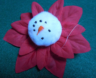 How to make a snowman Christmas ornament craft